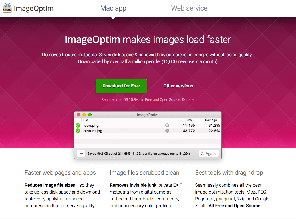 imageoptim with webpacker